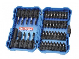 Faithfull Impact Screwdriver Bit Set, 42 Piece £12.99